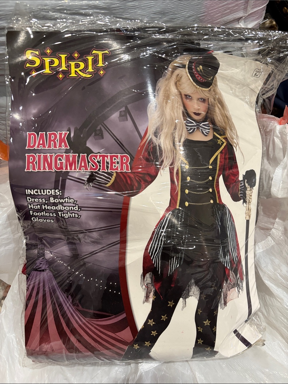 Spirit Dark Ringmaster Costume - Red & Black